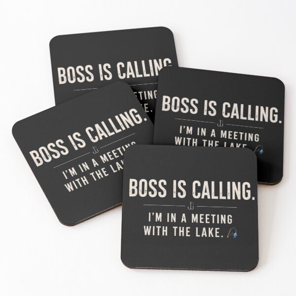 Item preview, The boss can wait. Nature comes first. ?? designed and sold by FischingVibes.
