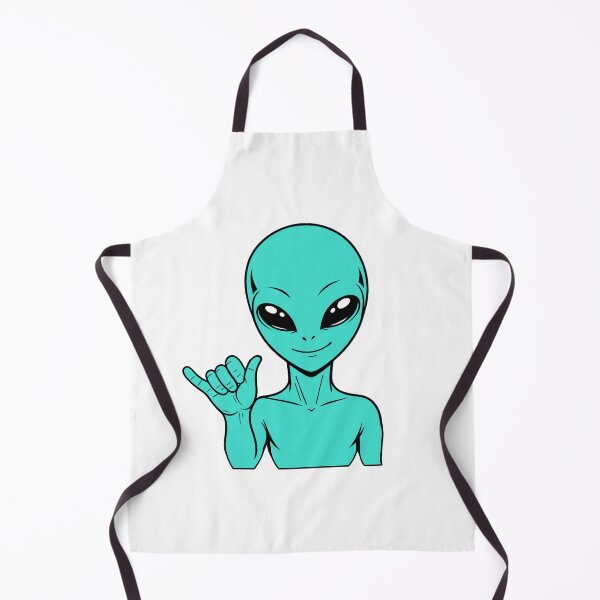 Item preview, ZORGO Alien Shaka Hand Sign – Funny Space Alien Hang Loose Sticker designed and sold by The-Visitors.