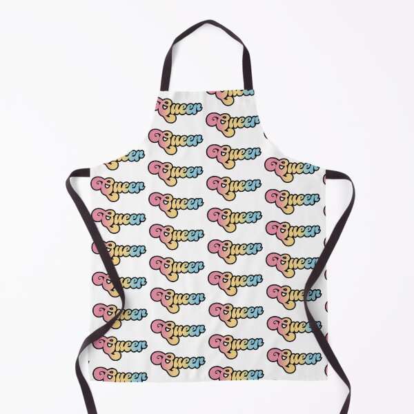 Item preview, Pansexual pride colors - "Queer" script design designed and sold by art by hannah lang.
