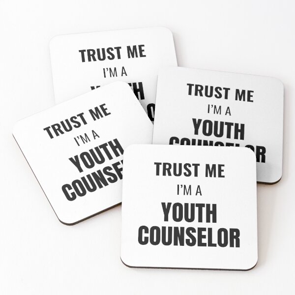 Item preview, Trust Me I'm a Youth Counselor (Black) designed and sold by ShipCrewNation.