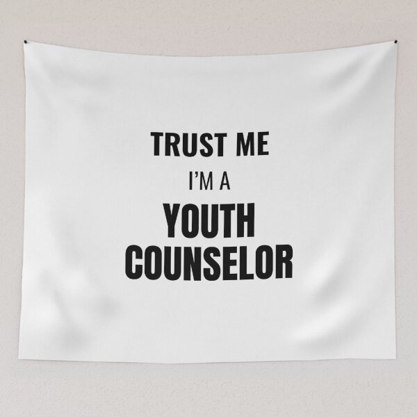 Item preview, Trust Me I'm a Youth Counselor (Black) designed and sold by ShipCrewNation.