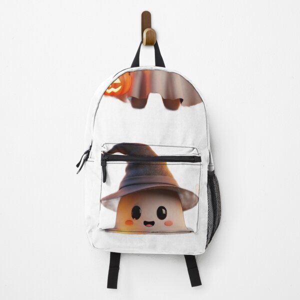 Item preview, Cute Happy Halloween Ghost and Pumpkin Patch Art designed and sold by Hey! your search is end here.