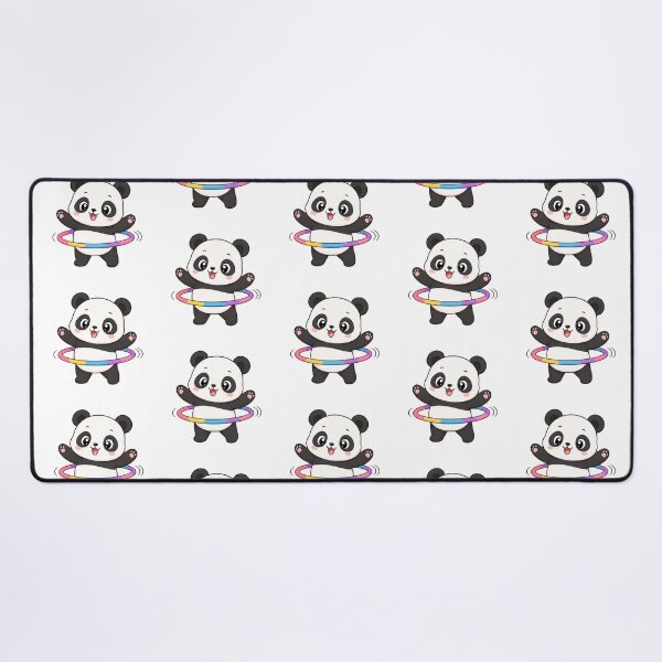 Item preview, Cute Panda Playing with Hula Hoop Cartoon Design designed and sold by Seculinator.