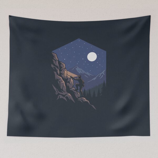 Item preview, Mountain Night Climbing designed and sold by Catzura.