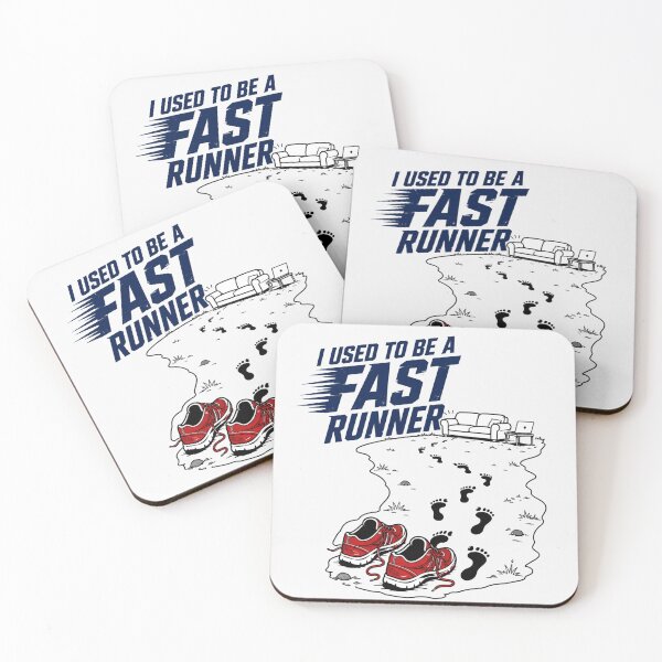 Item preview, I Used To Be A Fast Runner Funny Lazy Running Quote Minimalist Gift designed and sold by Nightarel.