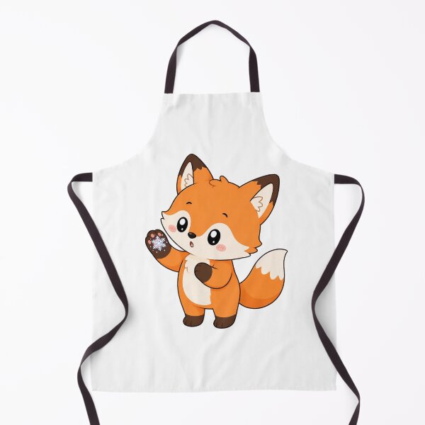 Item preview, Cute Fox Holding Snowflake Cartoon Winter Animal Design designed and sold by Seculinator.