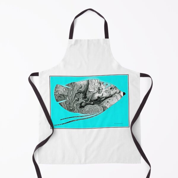 Item preview, Stylized Gourami, Aquarium Fish, Digital Art Illustration designed and sold by AMacGPhilly.