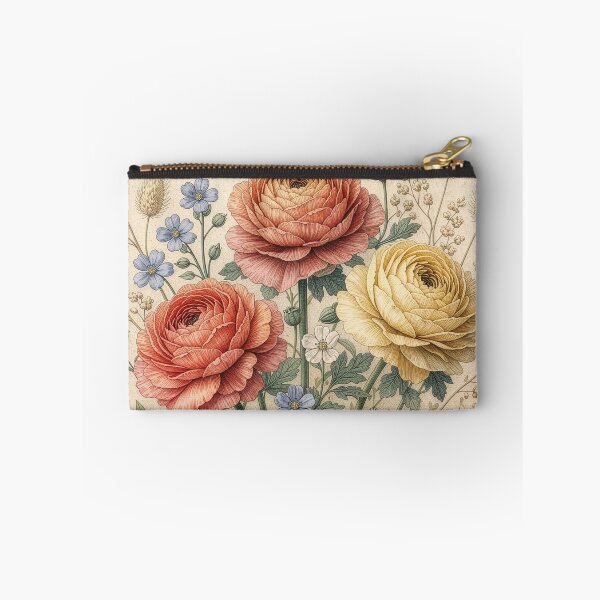 Item preview, Vintage Ranunculus Botanical Illustration designed and sold by Rutvain.