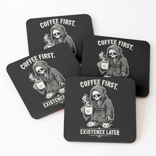 Item preview, Coffee first existence later  designed and sold by AbbyThorns.