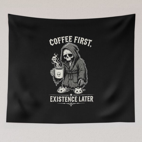 Item preview, Coffee first existence later  designed and sold by AbbyThorns.