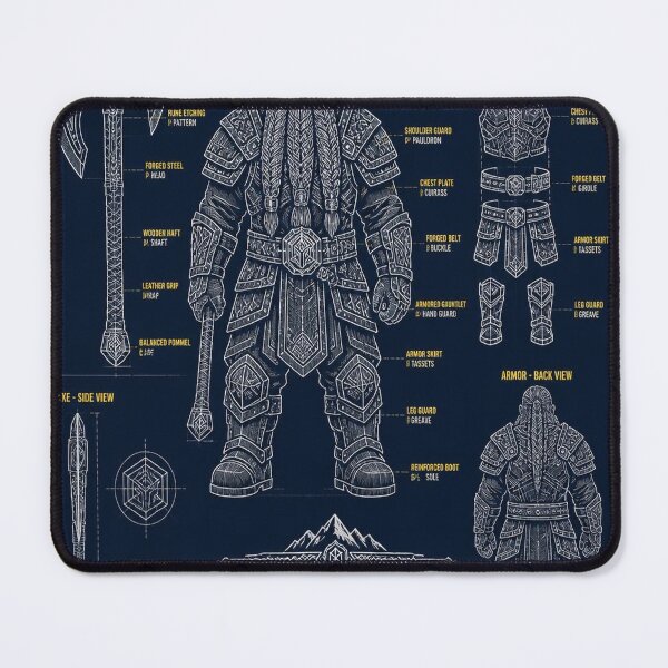 Item preview, Dwarf Warrior Blueprint designed and sold by SunnyDesign82.