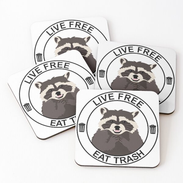 Item preview, Live Free - Eat Trash designed and sold by Heather H Designs .
