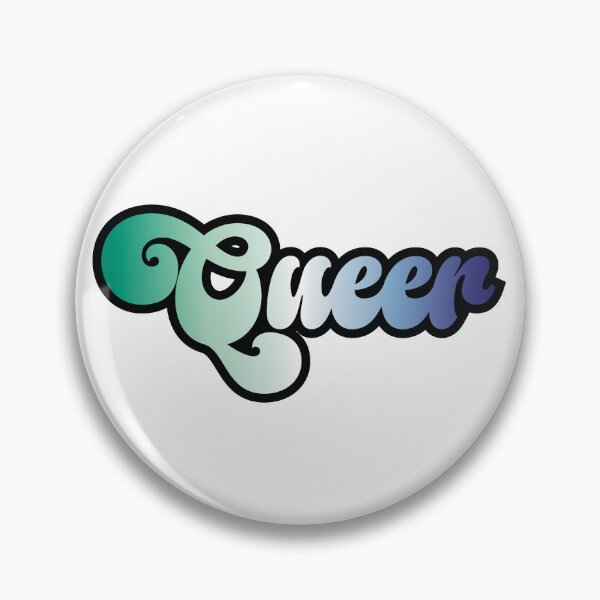 Item preview, Gay / achillean / mlm - "Queer" script design designed and sold by art by hannah lang.