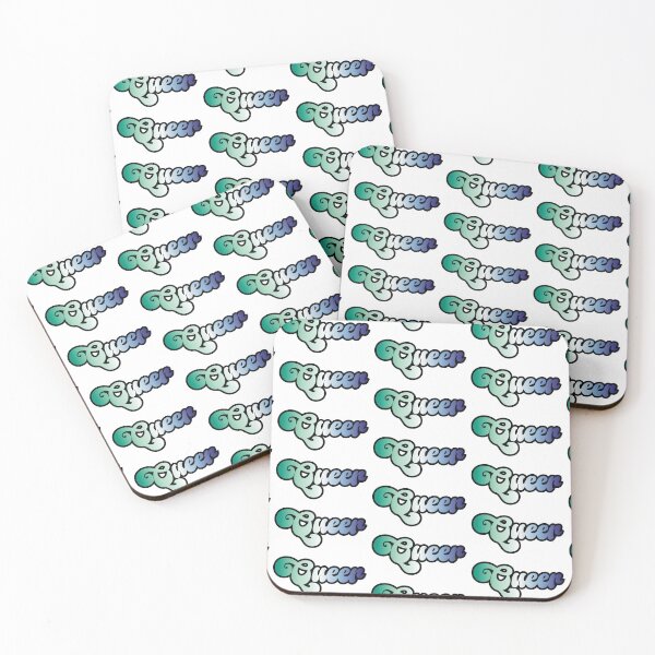 Item preview, Gay / achillean / mlm - "Queer" script design designed and sold by art by hannah lang.