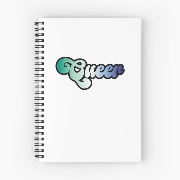 Item preview, Gay / achillean / mlm - "Queer" script design designed and sold by art by hannah lang.