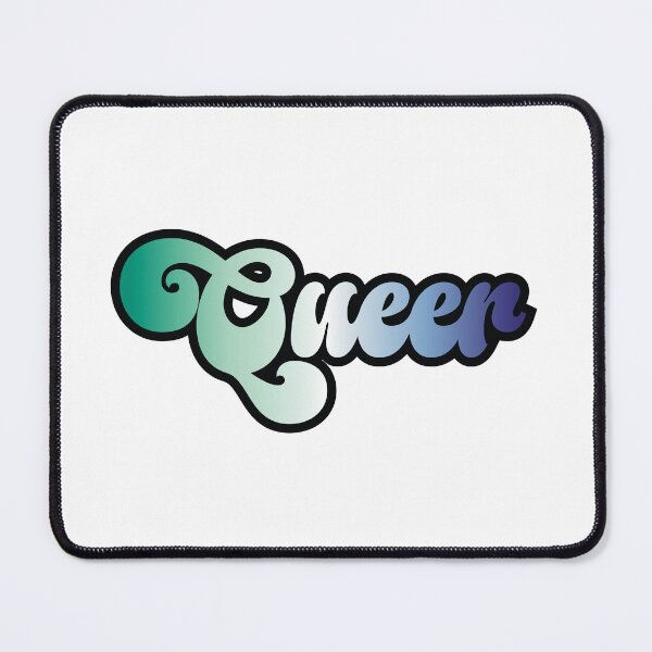 Item preview, Gay / achillean / mlm - "Queer" script design designed and sold by art by hannah lang.