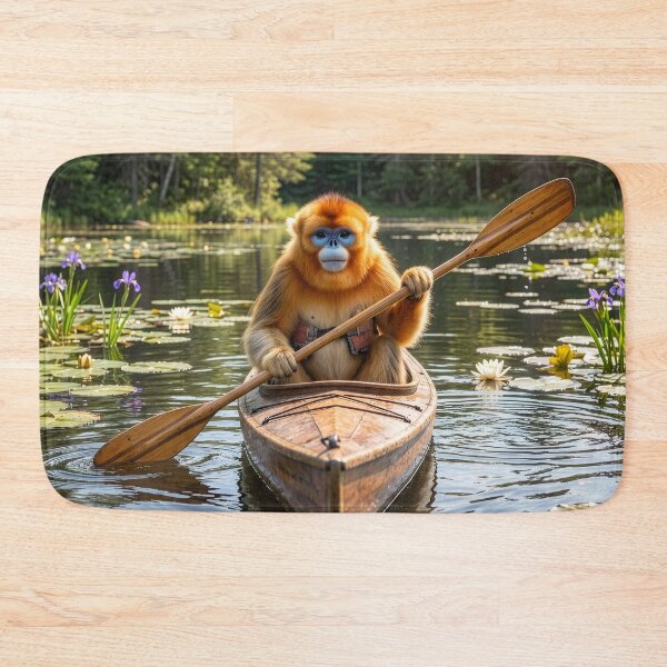 Item preview, Errant Golden Snub-Nosed Monkey Escapes to North Woods designed and sold by Tridentulus.