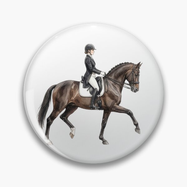 Item preview, Dressage Horse Rider Elegant Equestrian Art designed and sold by Rutvain.