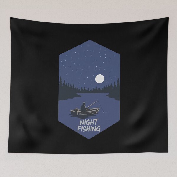 Item preview, Boat Night Fishing designed and sold by Catzura.