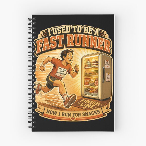 Item preview, I Used To Be A Fast Runner Now I Run For Snacks Funny Running Foodie Gift designed and sold by Nightarel.