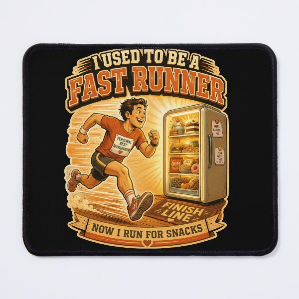 Item preview, I Used To Be A Fast Runner Now I Run For Snacks Funny Running Foodie Gift designed and sold by Nightarel.