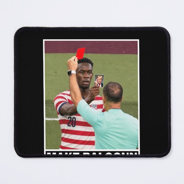 Item preview, Funny Soccer Red Card Meme Folarin Balogun Trump Make Balogun Play Again shirt designed and sold by abderrahmane03.