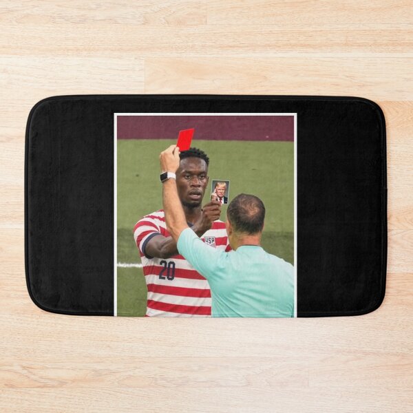Item preview, Funny Soccer Red Card Meme Folarin Balogun Trump Make Balogun Play Again shirt designed and sold by abderrahmane03.