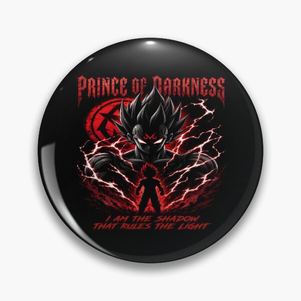 Item preview, Prince of Darkness -D.B.Z Shadow Vegeta-  Black Red Lightning Aesthetic Design designed and sold by Trinidesigns123.