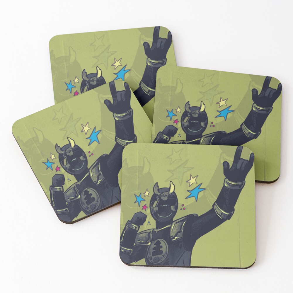 Item preview, Coasters (Set of 4) designed and sold by SurrealChibi.