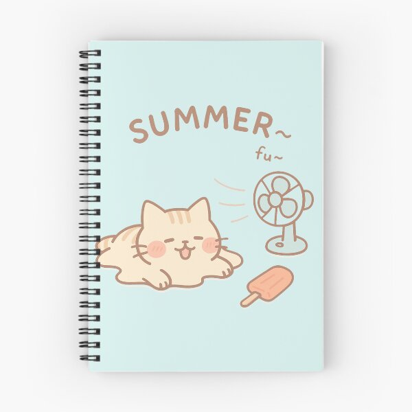 Item preview, Melting Cat Summer Breeze designed and sold by PrintSmithArt.