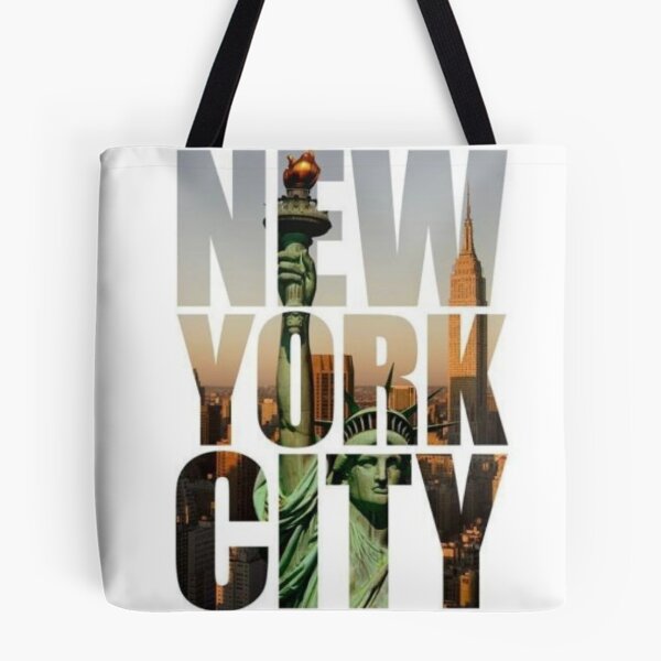 Item preview, New York City Skyline Typography Statue of Liberty Art designed and sold by Hey! your search is end here.