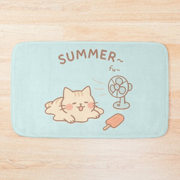 Item preview, Melting Cat Summer Breeze designed and sold by PrintSmithArt.