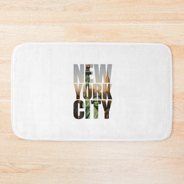Item preview, New York City Skyline Typography Statue of Liberty Art designed and sold by Hey! your search is end here.