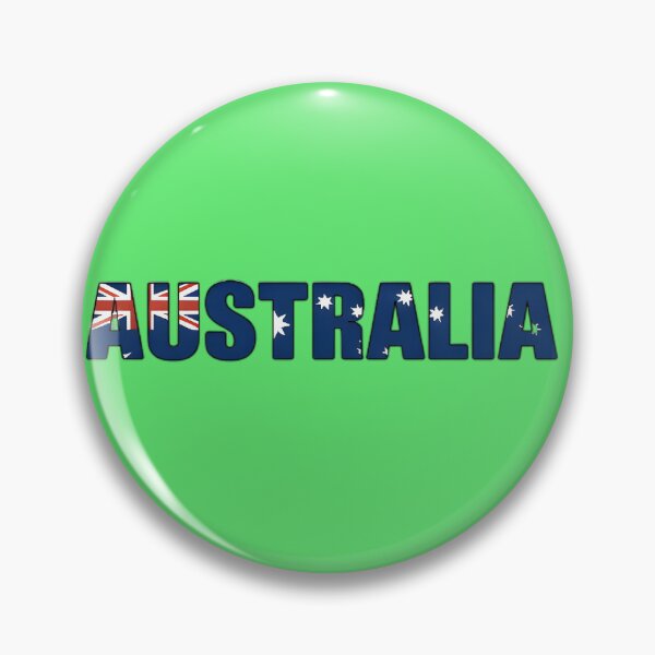 Artikelvorschau, Australia text with flag no background entworfen und verkauft von CreationsNicB.