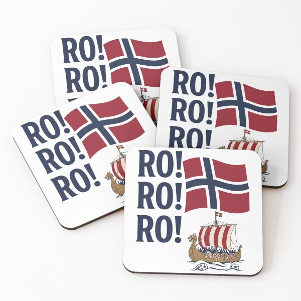 Item preview, Ro Ro Ro Norway Viking Football Supporter Pride designed and sold by FreshVibe Prints.