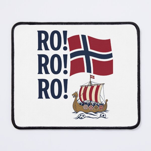 Item preview, Ro Ro Ro Norway Viking Football Supporter Pride designed and sold by FreshVibe Prints.