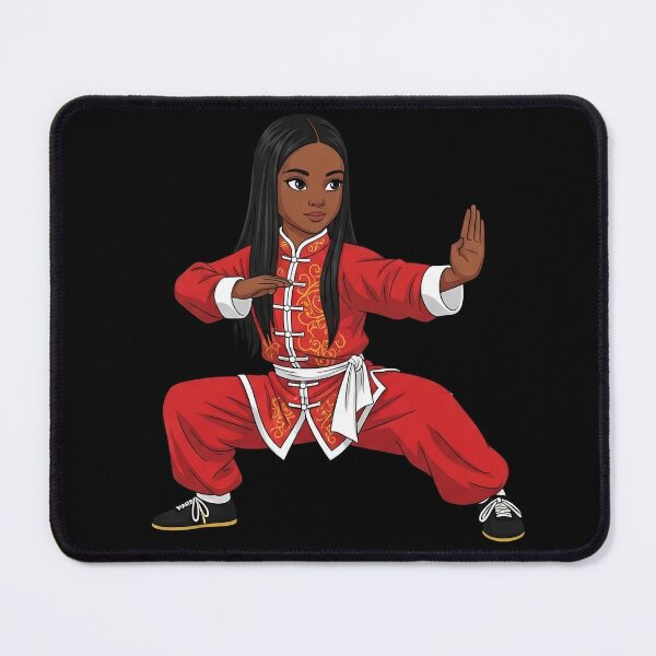 Item preview, Cute Martial Arts Kung Fu Girl designed and sold by blindninja.