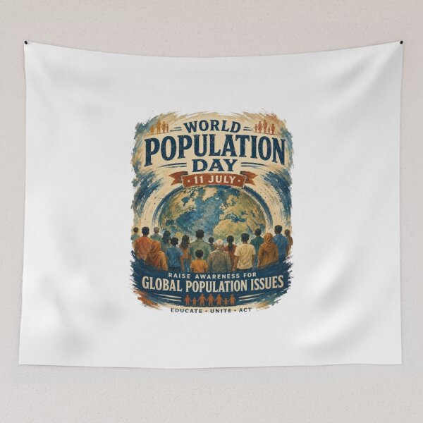 Item preview, World Population Day designed and sold by Wiley Doreen.