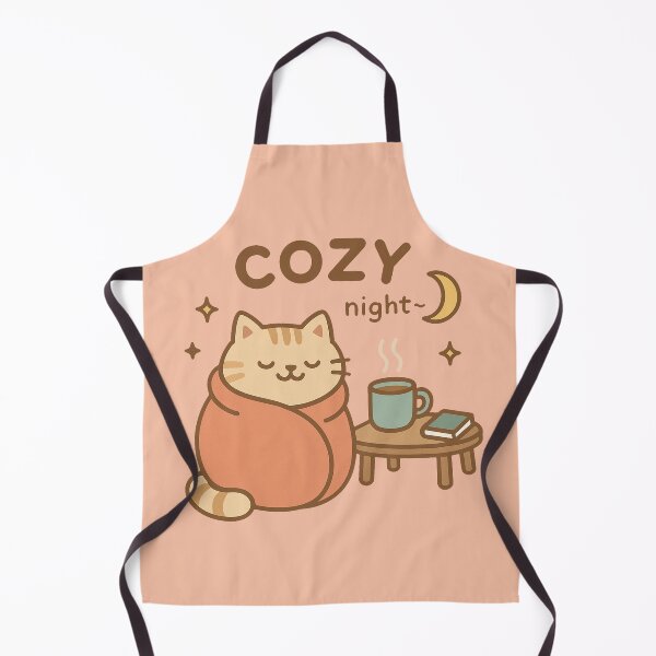 Item preview, Cozy Cat Moonlit Evening designed and sold by PrintSmithArt.