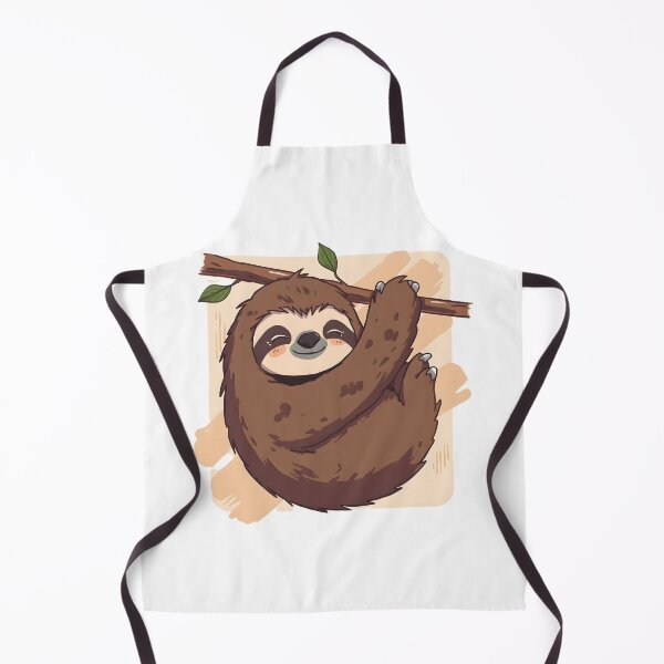 Item preview, Cute Kawaii Sloth Sticker | Adorable Sleeping Sloth Cartoon Illustration designed and sold by dreamz-world.