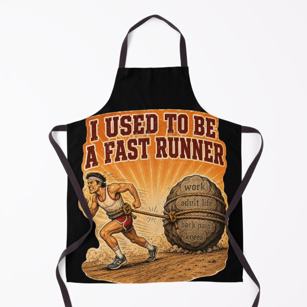 Item preview, I Used To Be A Fast Runner Funny Running Humor Retro Gift for Runners designed and sold by Nightarel.