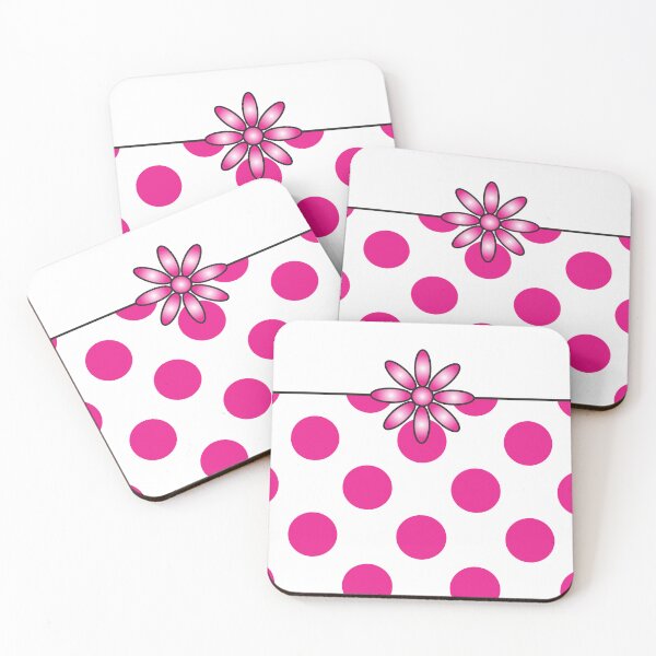 Item preview, The Katy Phone / Pink Peppermint Polka Dot designed and sold by srwdesign.