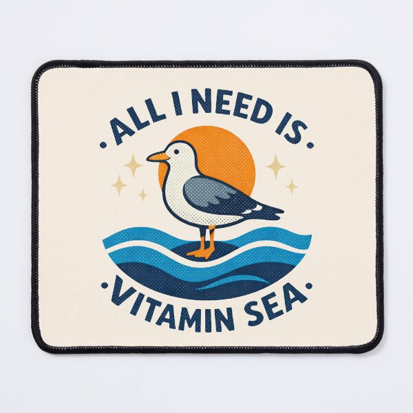Item preview, Vitamin Sea Sunset Seagull designed and sold by PrintSmithArt.
