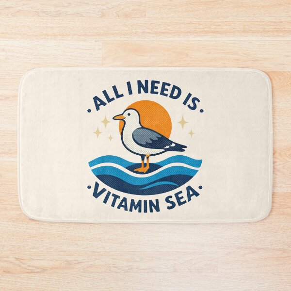 Item preview, Vitamin Sea Sunset Seagull designed and sold by PrintSmithArt.