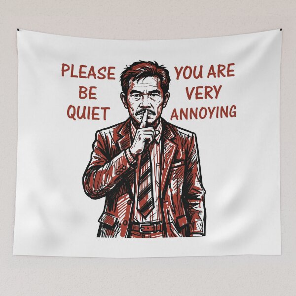 Item preview, Please Be Quiet designed and sold by BHP Studio.