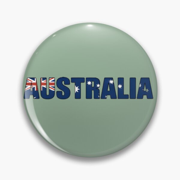 Artikelvorschau, Australia text with flag no background entworfen und verkauft von CreationsNicB.