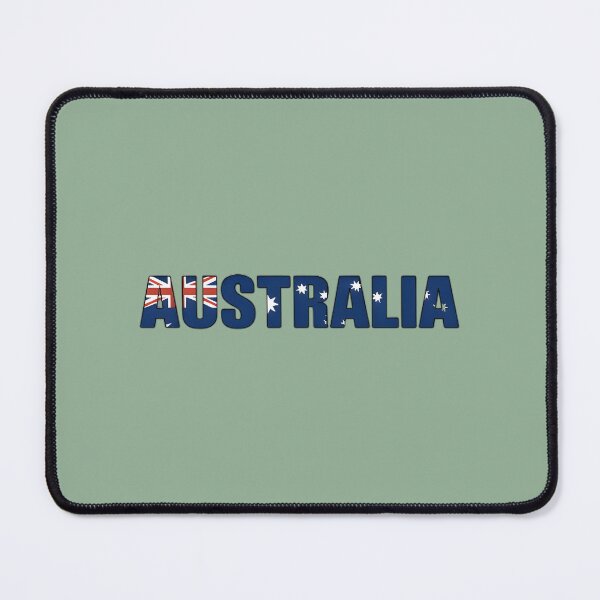 Item preview, Australia text with flag no background designed and sold by CreationsNicB.