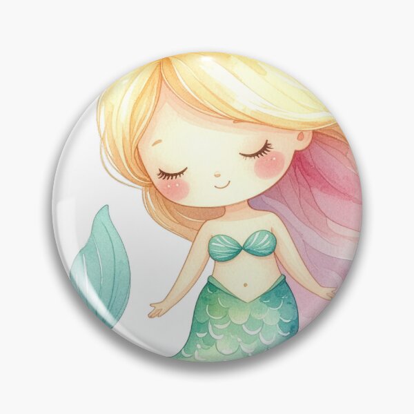 Item preview, Cute Sleeping Mermaid Pastel Illustration designed and sold by Rutvain.