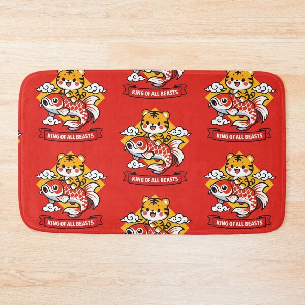 Item preview, Tigre montando a Lucky Koi designed and sold by PrintSmithArt.