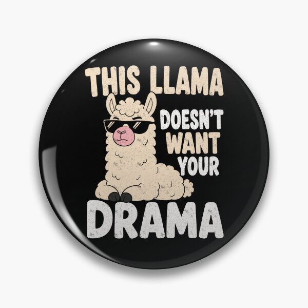 Item preview, This Llama Does Not Want Your Drama Today designed and sold by FreshVibe Prints.